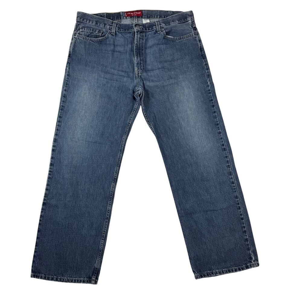 VTG Levi's 529 Low Rise Straight Jeans Men's 40X32‎ Y2K Grunge Baggy Blue Wash